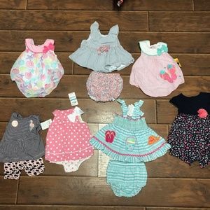 3-6M/6M Baby Girl Summer Outfit Bundle of 7!